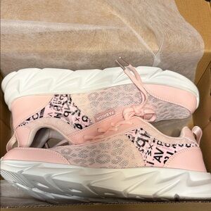 SHEIN Pink and White Fashion Sneakers